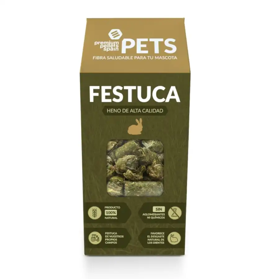 Premium Pellets Heno de Festuca para roedores