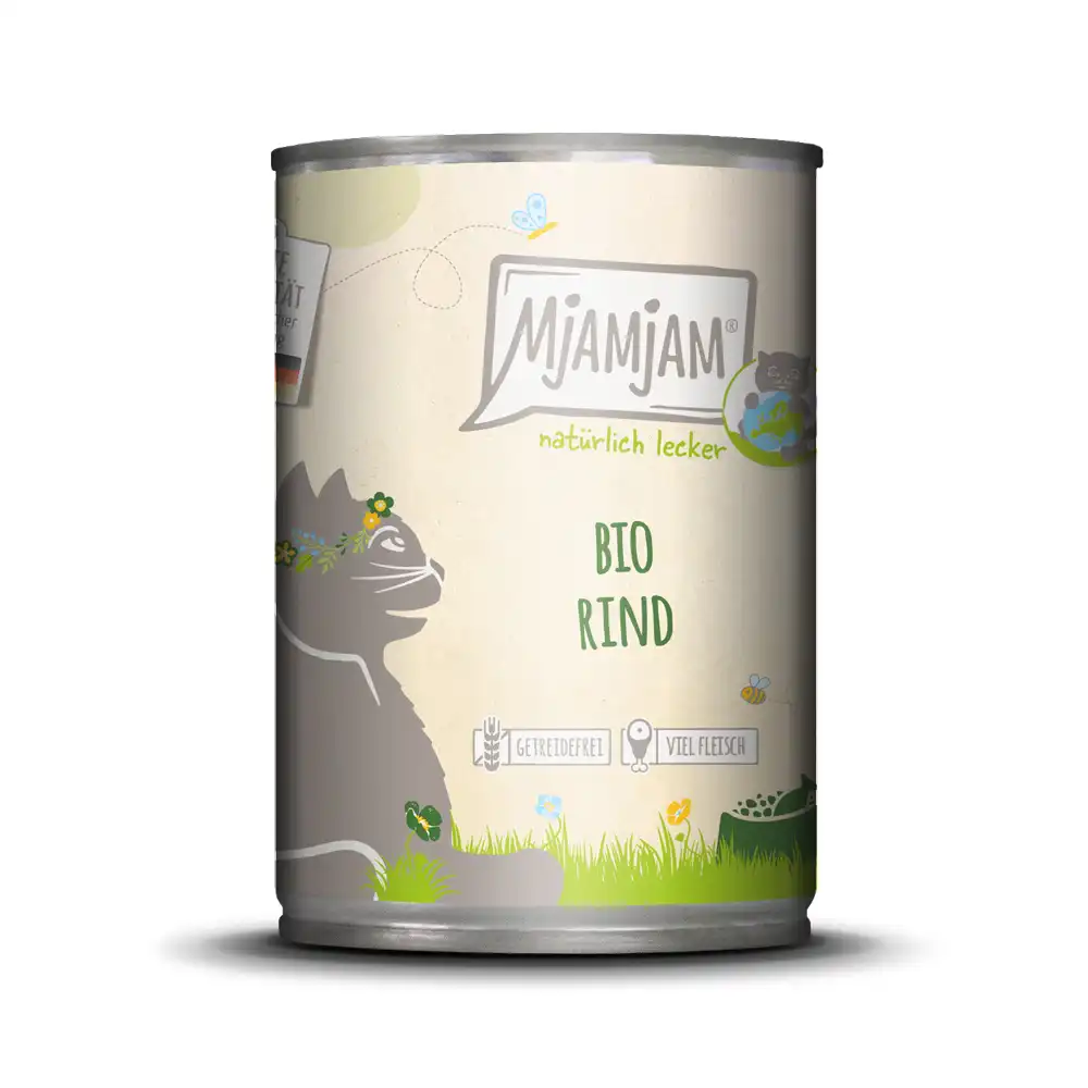 MjAMjAM Naturally Delicious 6 x 400 g - Vacuno ecológico