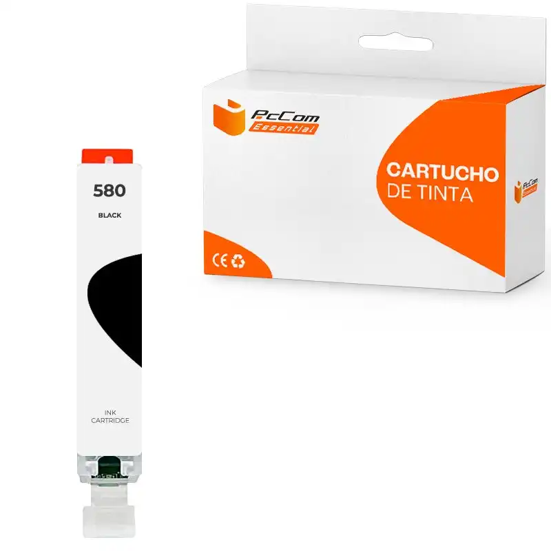 Pccom Essential Cartucho de Tinta Compatible con Canon PGI580XXL Negro