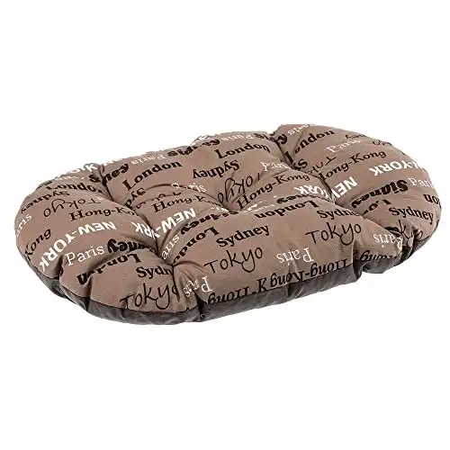 Colchoneta Ferplast para perros y gatos Cities Brown