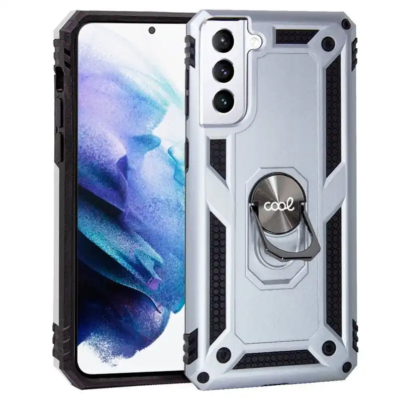 Cool Funda Hard Anilla Plata para Samsung Galaxy S21 Plus