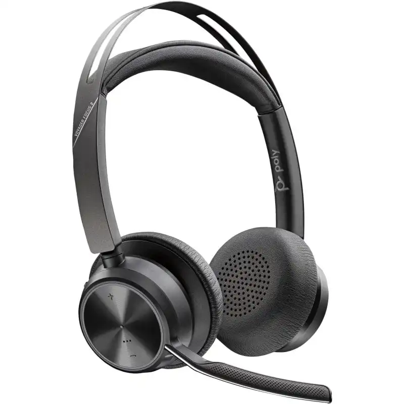 Poly Voyager Focus 2 Auriculares Estéreo USB-C Negros