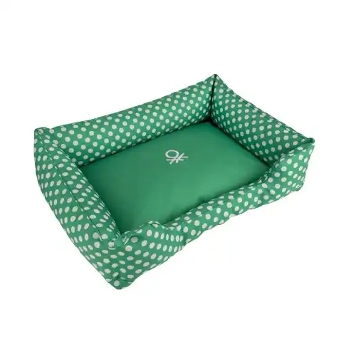 Benetton funda cuna Verde Lunares S:55 cm x 40 cm