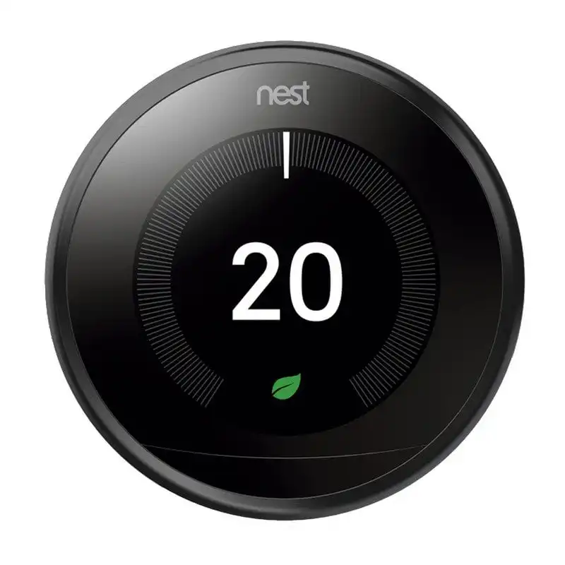 Google Nest Learning Thermostat 3º Generación Termostato Inteligente Negro
