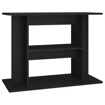 Soporte Para Acuario Madera De Ingeniería Negro 80x35x60 Cm Vidaxl