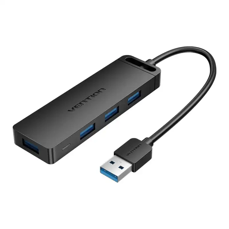 Vention CHLBB Hub USB 4xUSB 3.0/1xMicroUSB con Soporte de Carga PowerDelivery