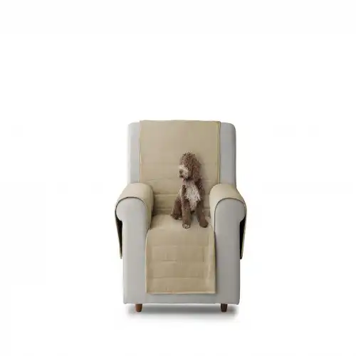 Cubre sillón acolchado para perros reversible Roma