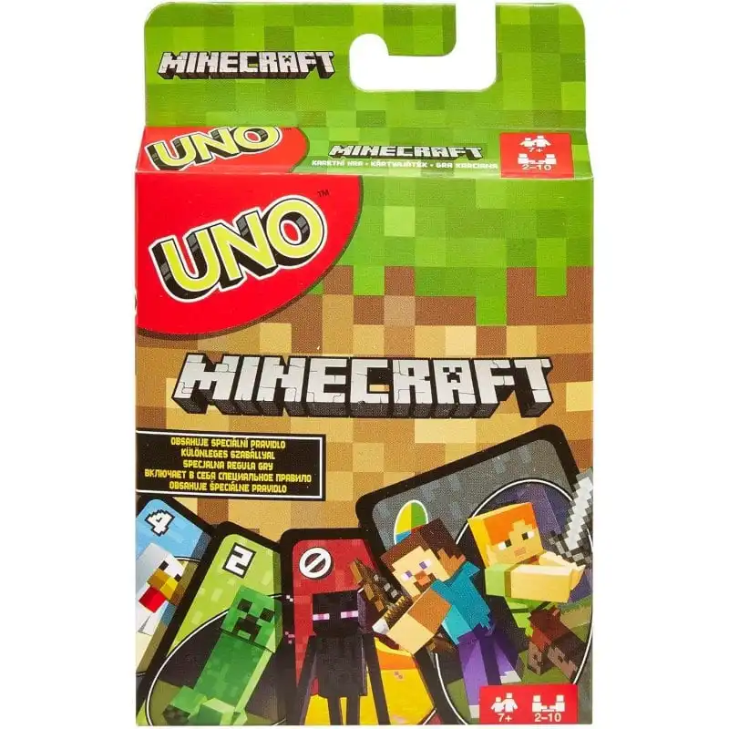 Mattel UNO Minecraft Juego de Mesa