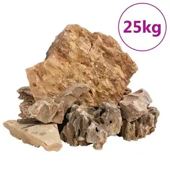 Piedras De Dragón Marrón 25 Kg 5-30 Cm Vidaxl