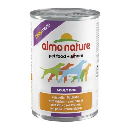 Almo nature Daily Menu Pollo Para Perros 24x400 GR