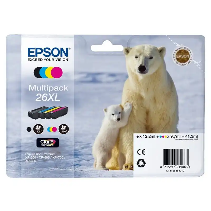 Epson 26 XL Multipack XP-600/XP-605/XP-700/XP-800