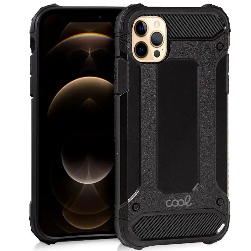 Cool Funda Hard Case Negra para iPhone 12 Pro Max