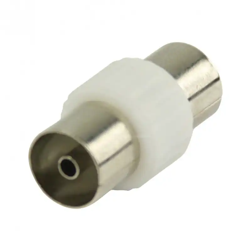 Goobay Adaptador para Antena Coaxial Hembra/Hembra Blanco