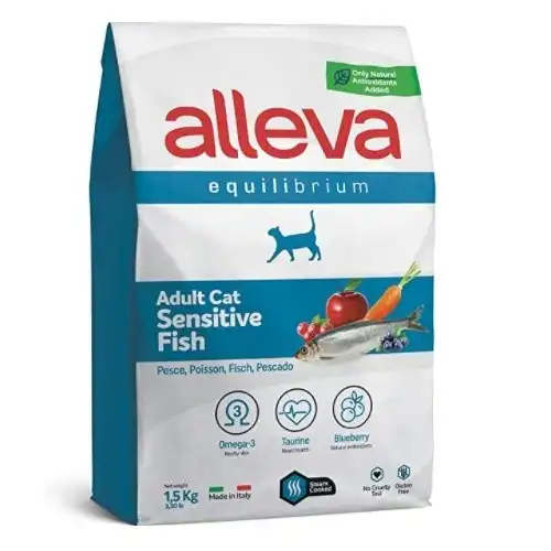 Pienso Alleva Equilibrium para gatos sabor Arenque