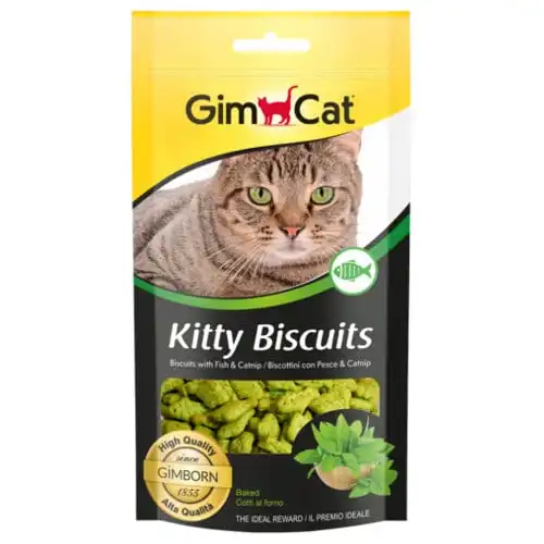 GimCat Galletas Pescado y Catnip