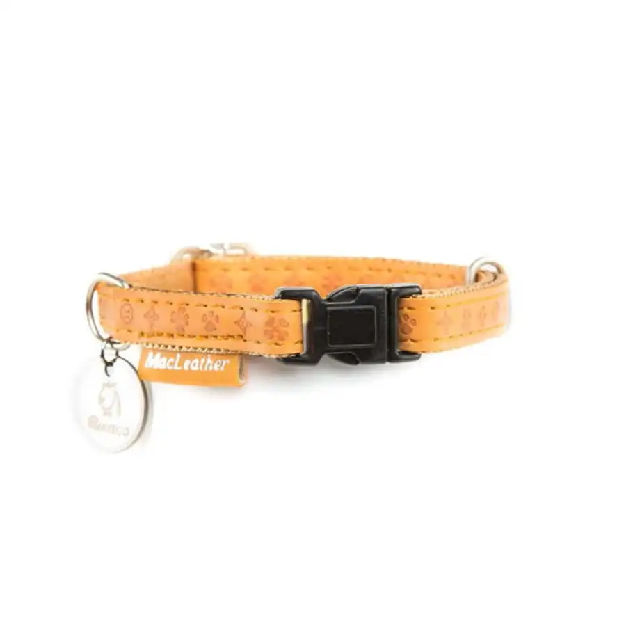 Collar para perros MacLeather marrón S