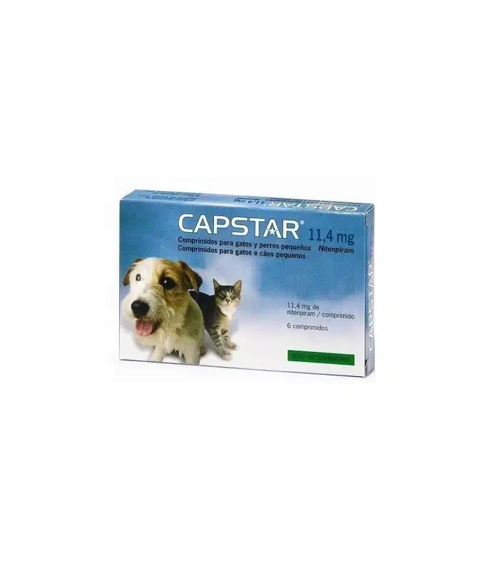 Elanco Capstar 1-11 Kg  para Perros Pequeños y Gatos, Kg 1-11 Kg