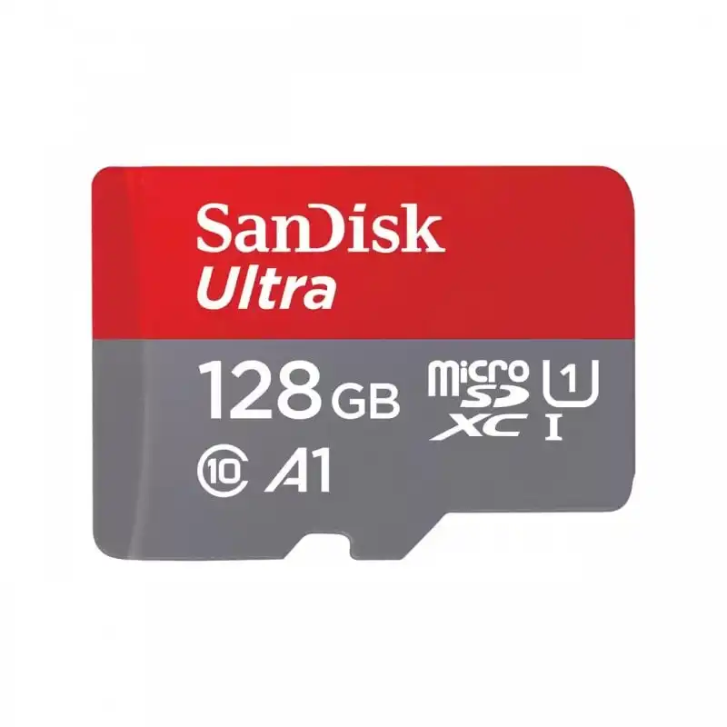 SanDisk Ultra microSDXC 128GB UHS-I A1 Clase 10 con Adaptador