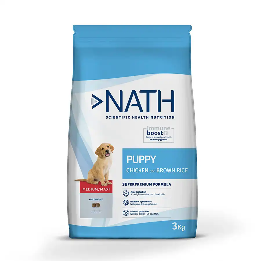 Nath Puppy Medium Maxi Pollo pienso para perros