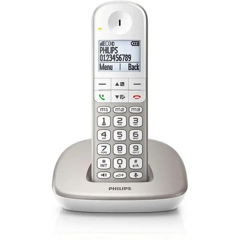 Philips XL4901S/23 Teléfono Inalámbrico Plata