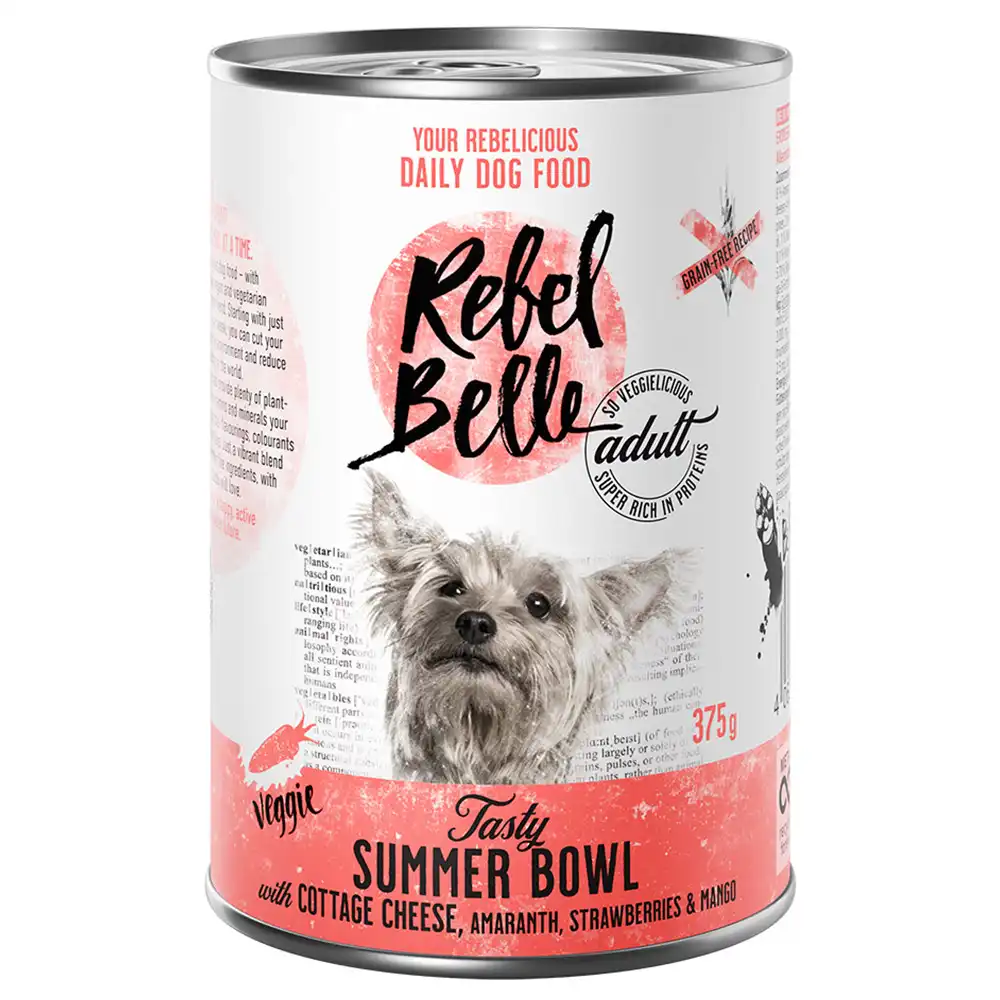Rebel Belle Adult Tasty Summer Bowl comida vegetariana para perros - 1 x 375 g