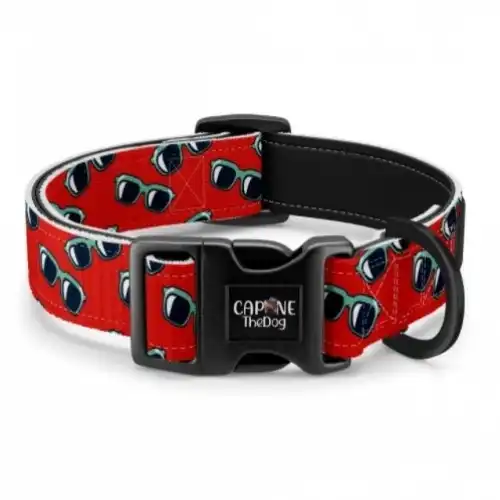 Collar regulable CaponeTheDog estampado Gafas