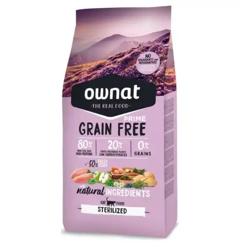 Ownat Grain Free Sterilized pienso para gatos