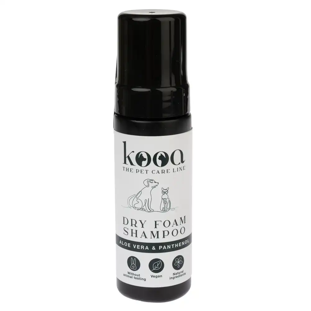 kooa champú en seco en espuma para mascotas - 170 ml