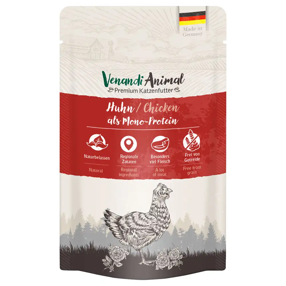 Venandi Monoproteína Animal 12 x 125 g - Pollo