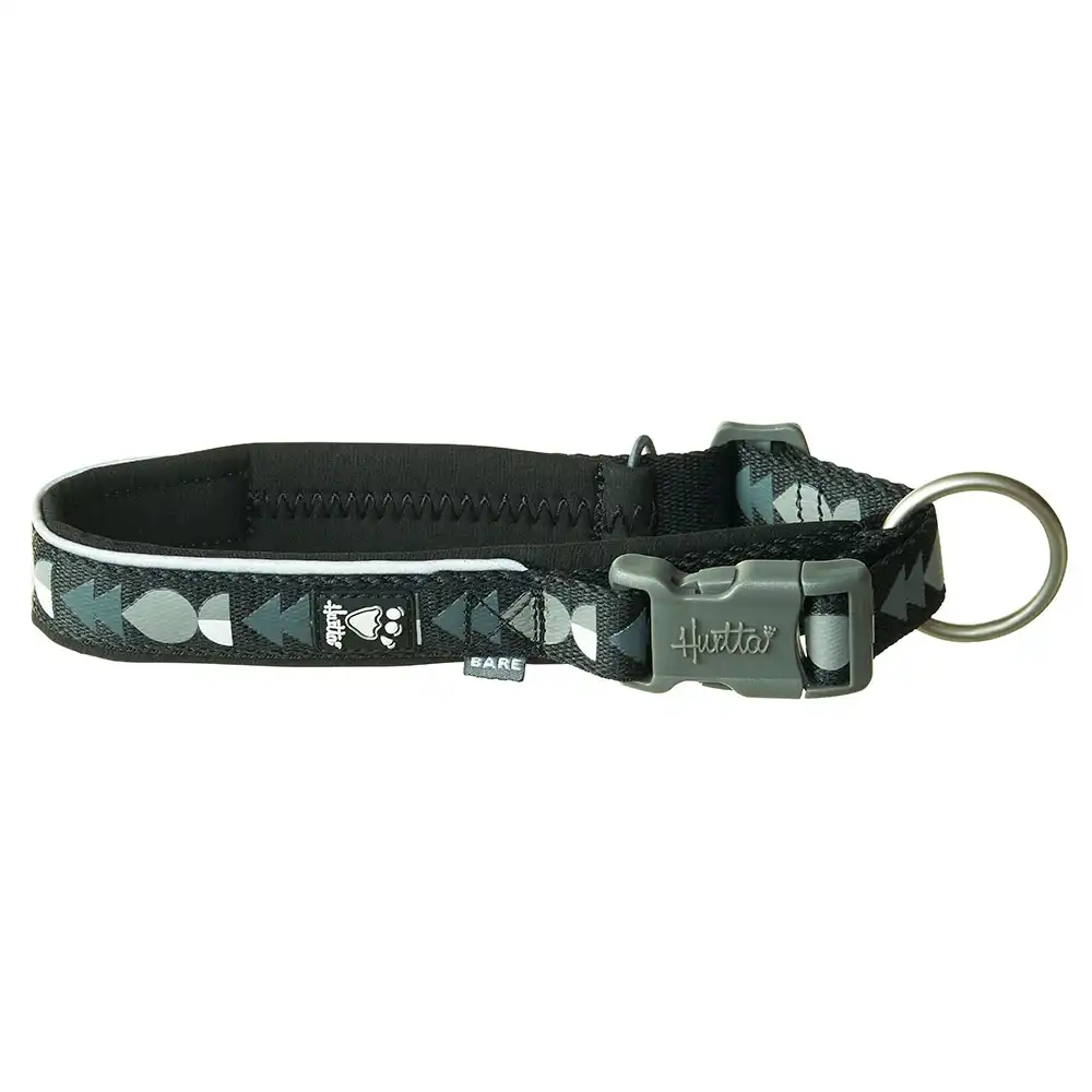 Collar Hurtta Bare carbón para perros - 45-55 cm contorno de cuello