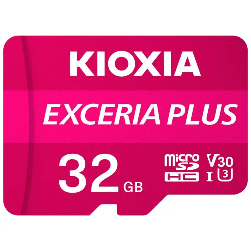 Kioxia Exceria Plus MicroSDXC 32GB UHS-I U3 V30 A1 Clase 10