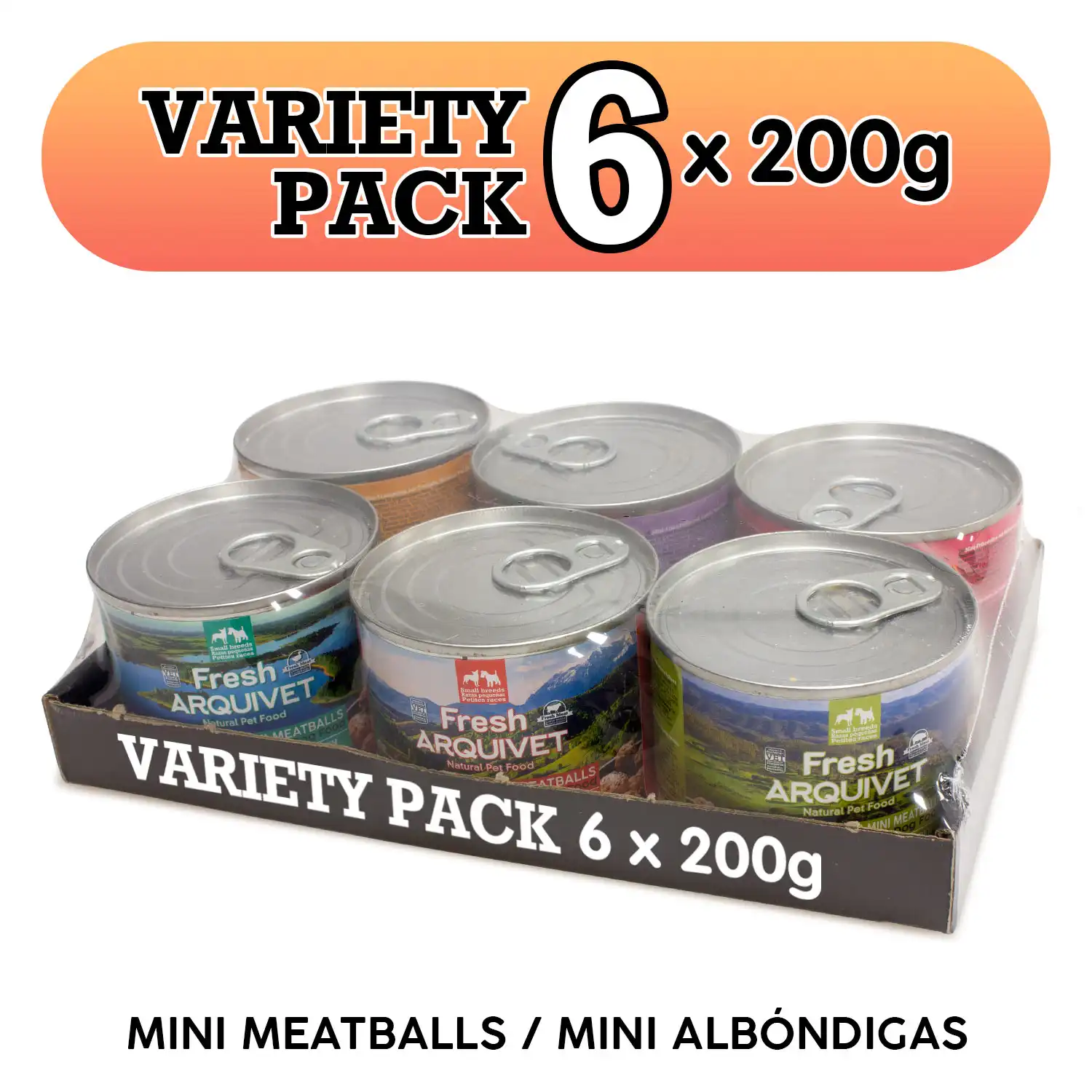 Variety Pack - Fresh MINI Meatballs 6x200gr