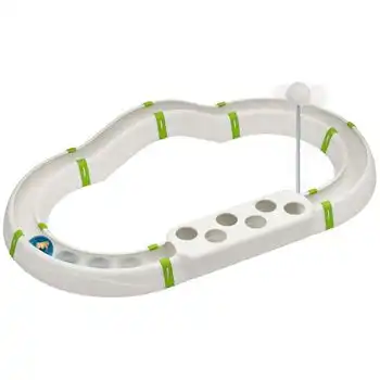 Circuito Entretenimiento Para Gatos Labyrinth Blanco Ferplast