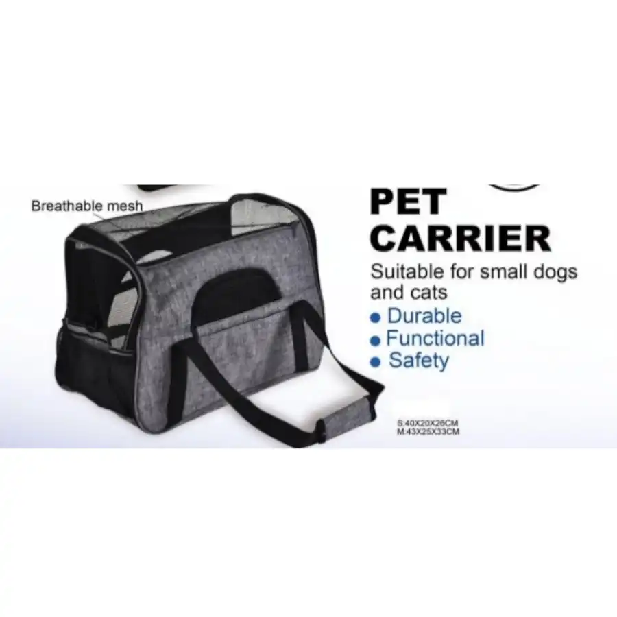 TK Pet Bolso Transportín Gris para perros