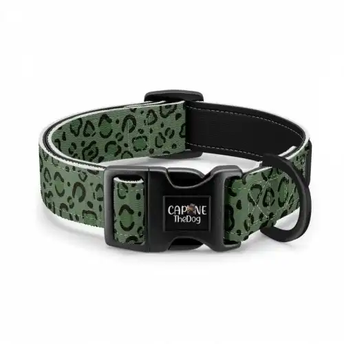 Collar regulable CaponeTheDog estampado Animal print