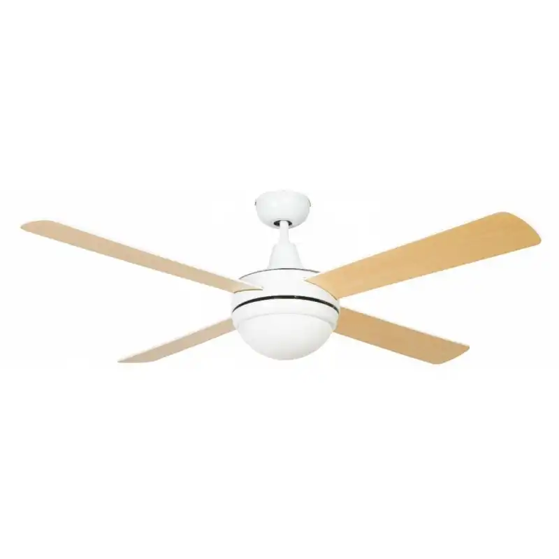 Universal Blue Siroco Ventilador de Techo con Luz y Mando 60W Madera/Blanco