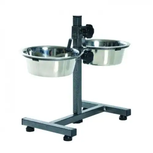 Soporte con 2 comederos para perros 2.8 L