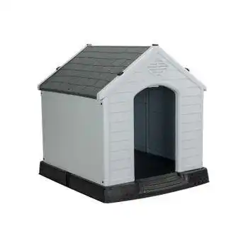 Caseta Para Perros Pequeños Orion91 | Dimensiones 66,5x73,6x69,5cm | Caseta De Plástico 100% Reciclable Y Ecológico | Caseta Mascota Exterior E