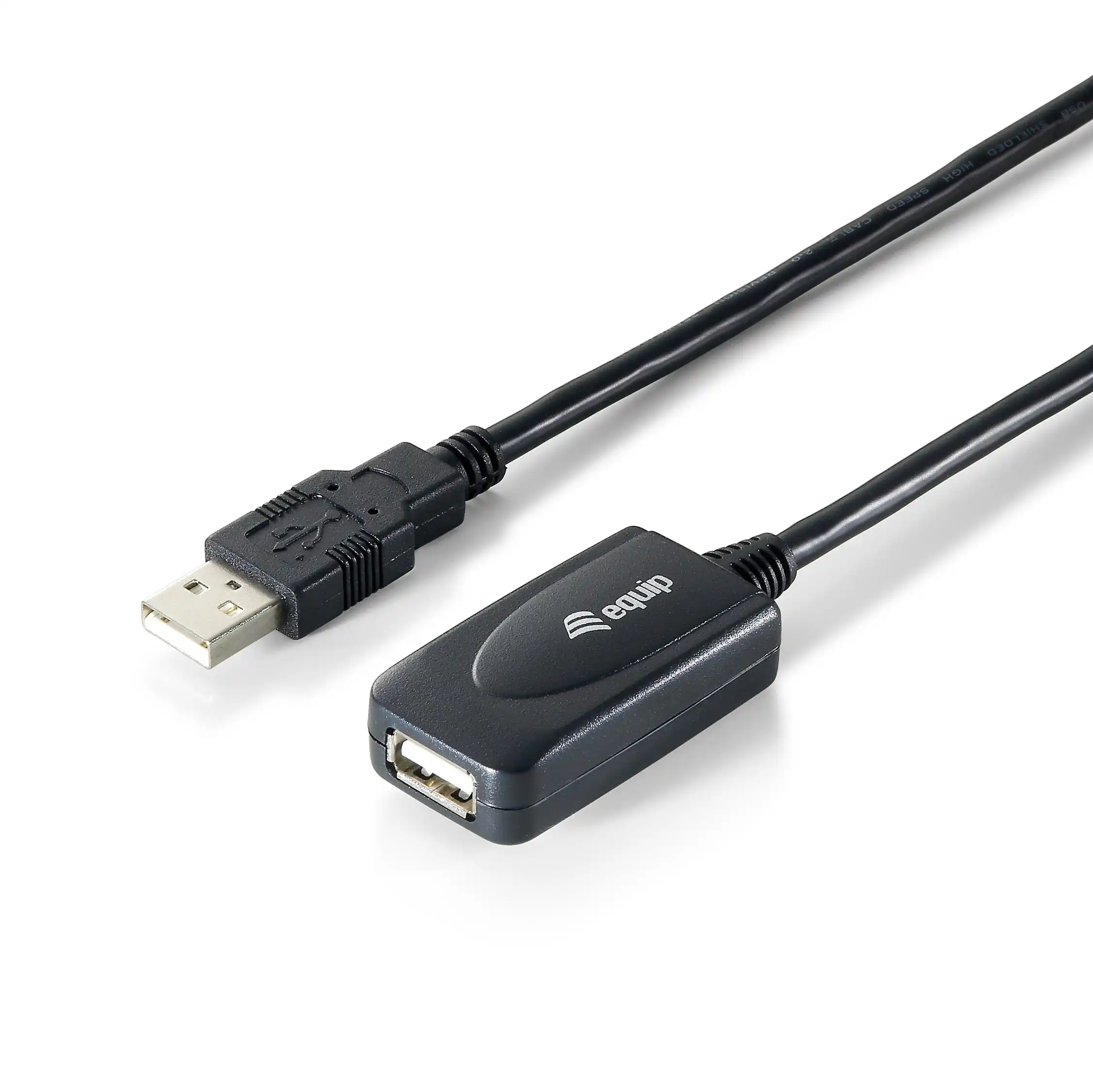 Equip Cable de Extensión USB 2.0 5m Negro