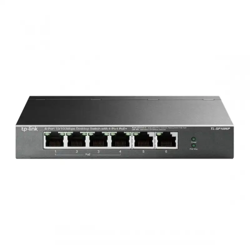 TP-LINK TL-SF1006P Switch Fast Ethernet 6 Puertos con 4 Puertos PoE+