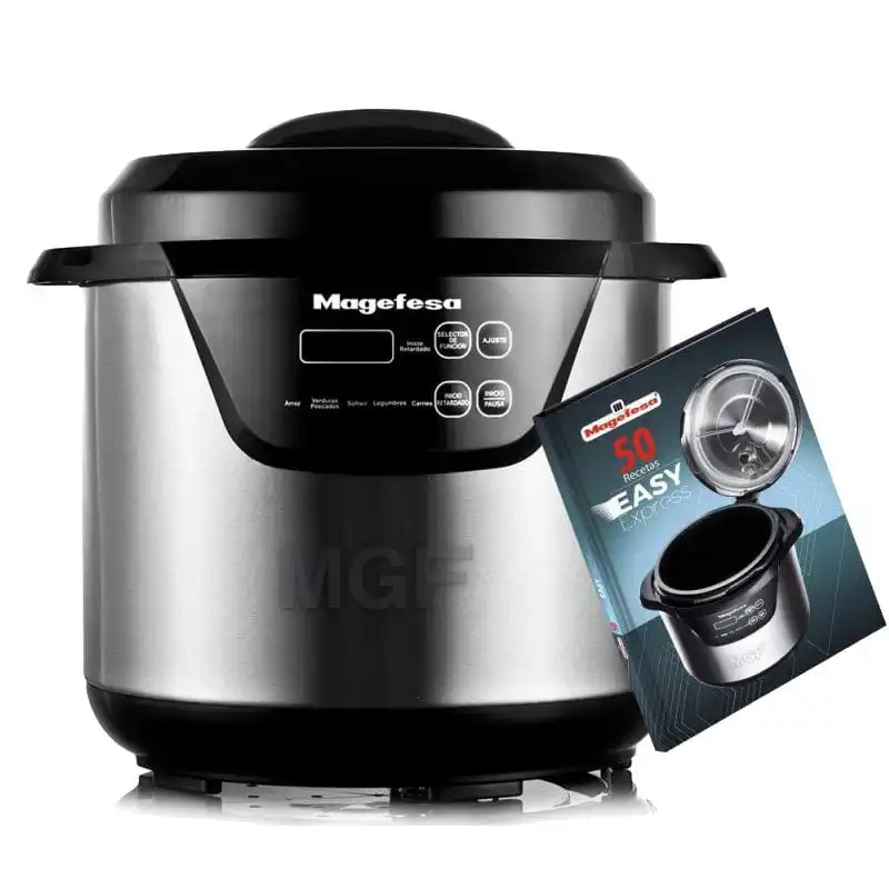Magefesa Easy Express Olla a Presión Eléctrica 6L 500W + Libro