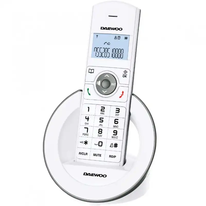Daewoo DTD-1400 Teléfono Inalámbrico DECT LCD Blanco