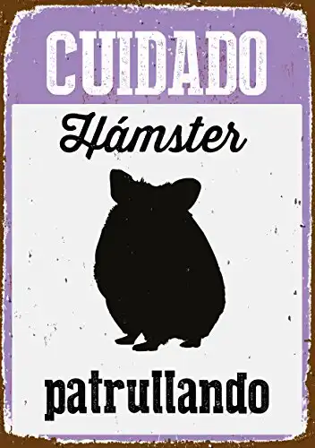 Señal A5 'Cuidado - Hámster patrullando'