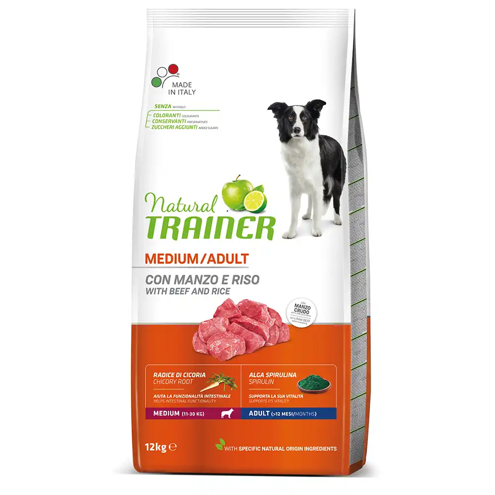 Trainer Natural Medium Adult Ternera 12 Kg.