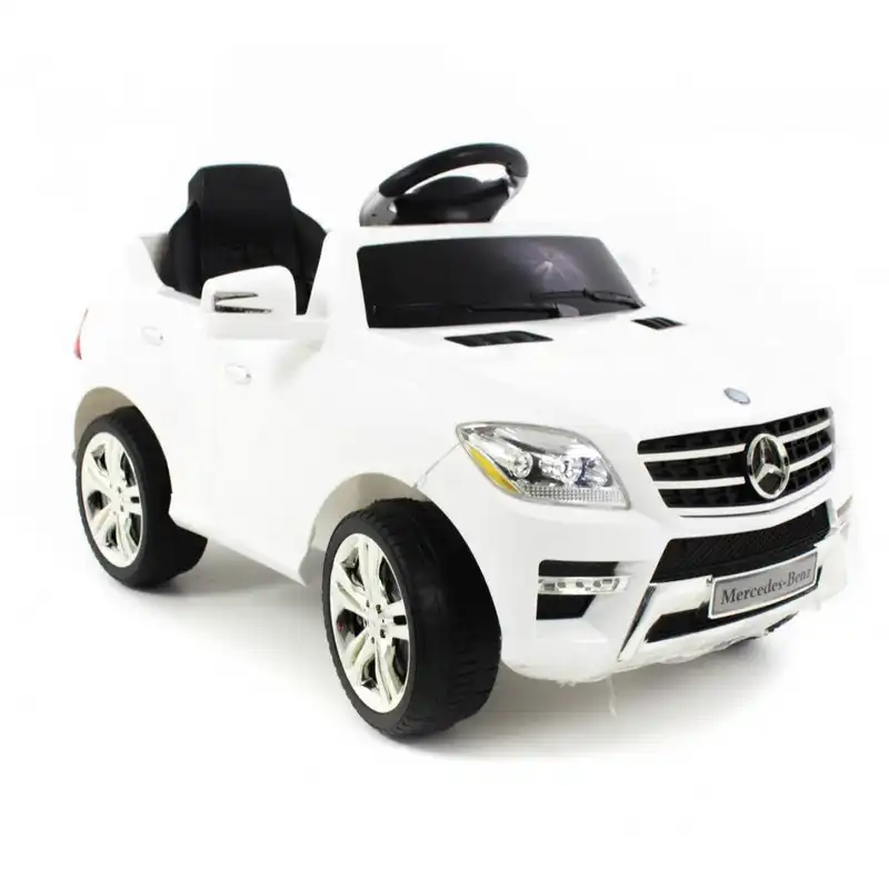 Coche Eléctrico con Licencia Mercedes ML350 12V Blanco
