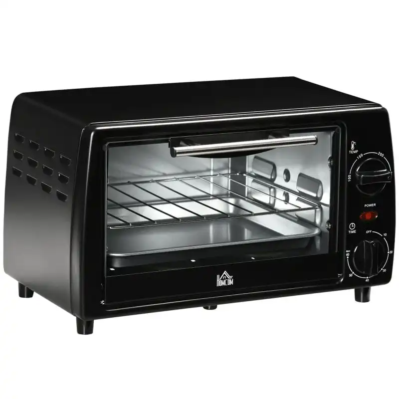 Homcom Horno de Sobremesa 10L 750W Negro