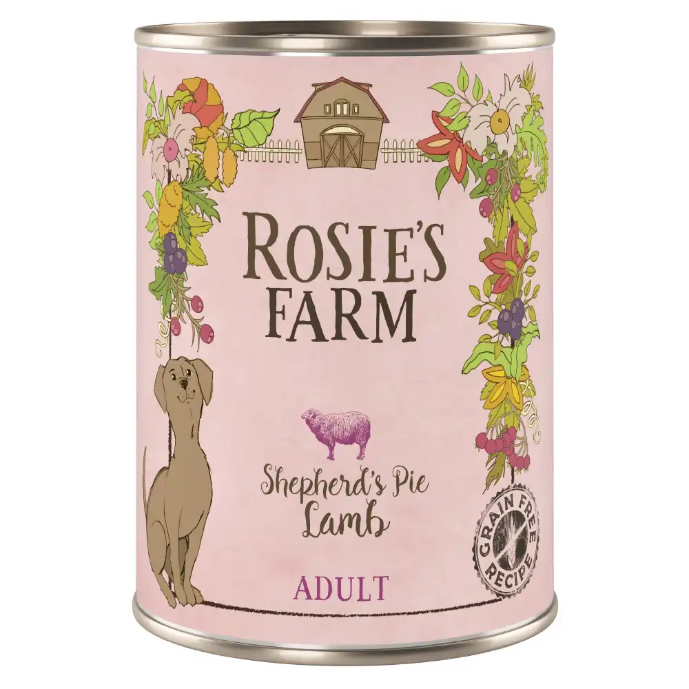 Rosie's Farm Adult 6 x 400 g  - Cordero
