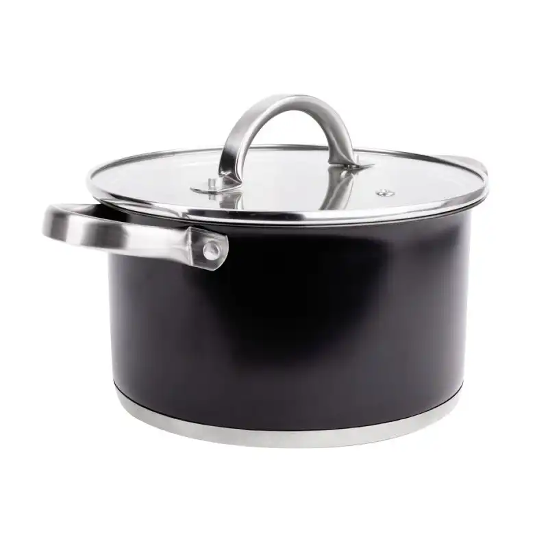 San Ignacio Beas SG Cacerola con Tapa Negra 6 Piezas