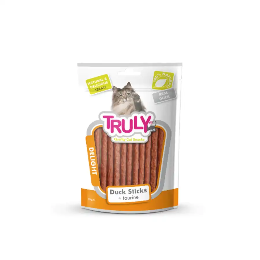 TRULY GATO STICKS PATO+TAURINA 50G