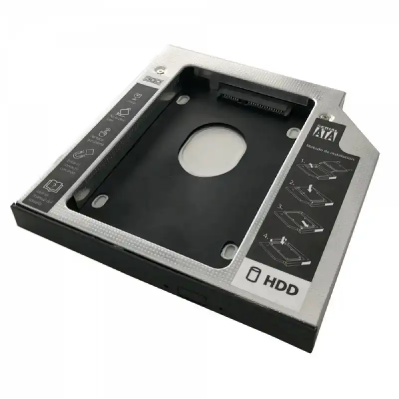 3Go Adaptador CD/DVD-ROM a HDD/SSD SATA 12.7mm